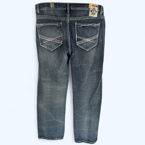 Axe & Crown Handcrafted Outlaw Denim Straight Fit Men's size 34x32 - Picture 2 of 7